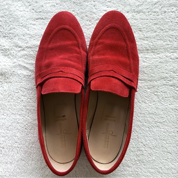 Riccardo Boccia Italian Suede Loafers 39 - Picture 2 of 4